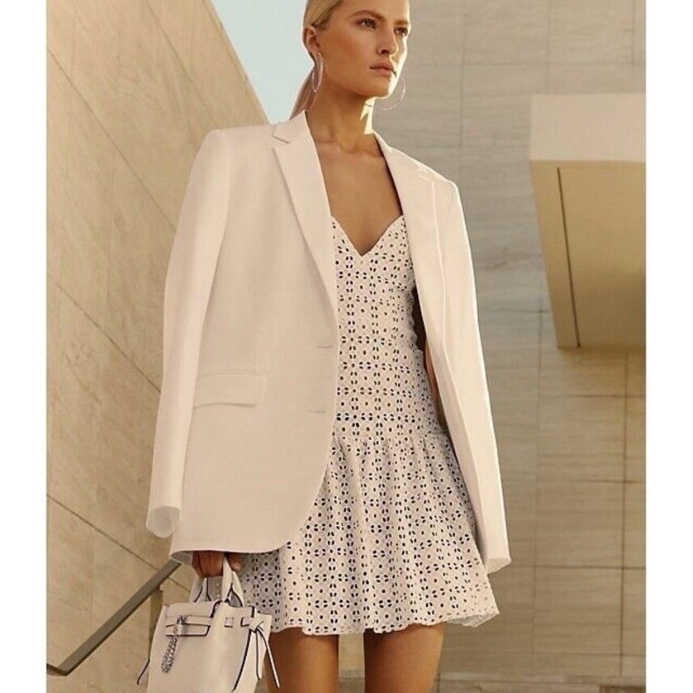 MICHAEL Michael Kors White Eyelet Dress